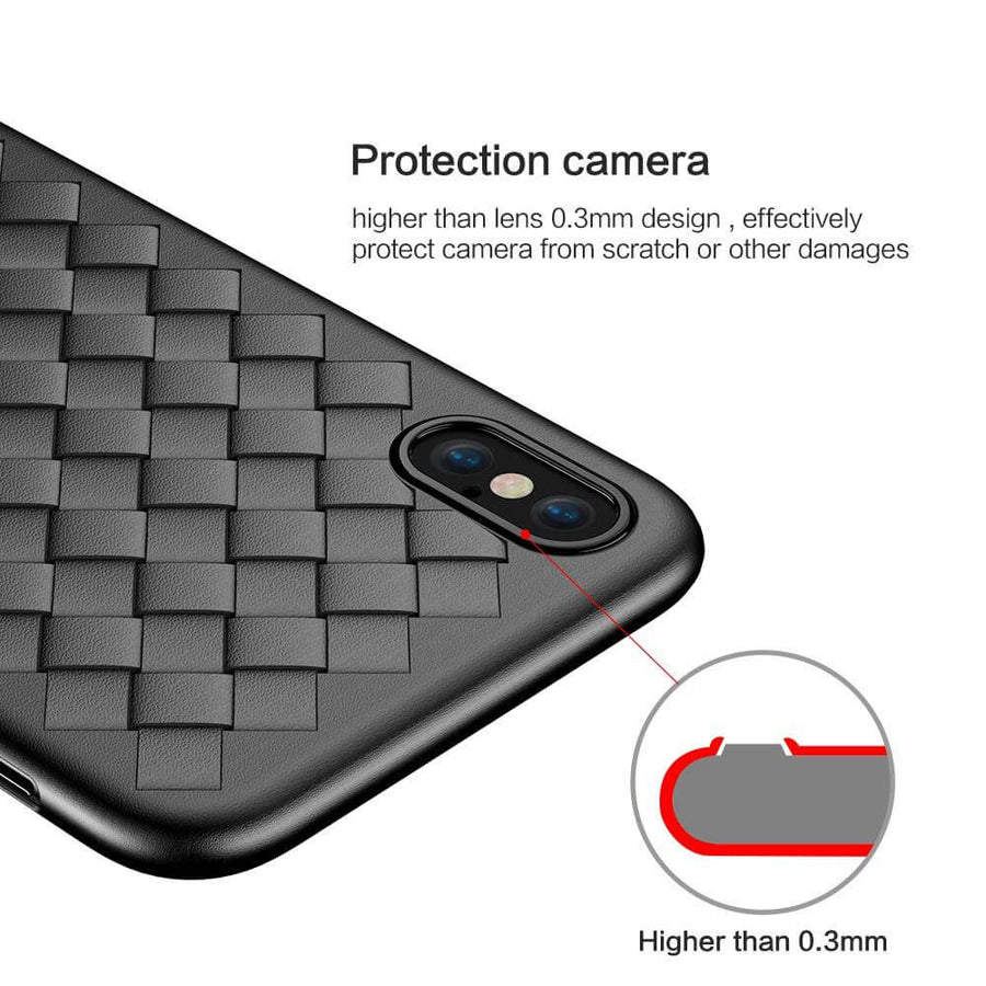 Luxury Ultra Thin Grid Case For Iphone Models - Image 6
