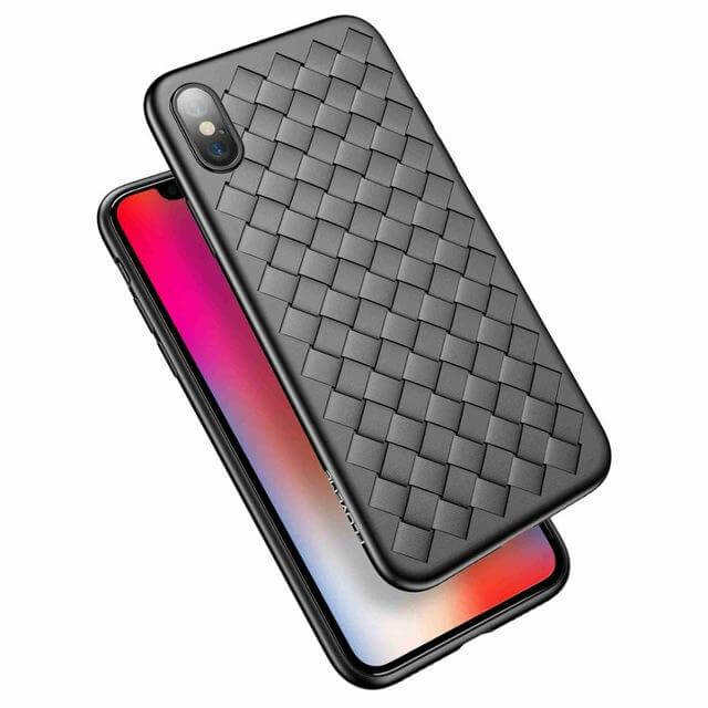 Luxury Ultra Thin Grid Case For Iphone Models - Image 1
