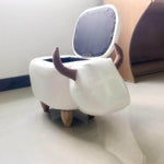 Cow Shape Ottoman Home decor with Storage - MaviGadget