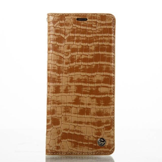 Luxury Flip Leather Crocodile Pattern Cases For iphone X and Other Models - Image 6