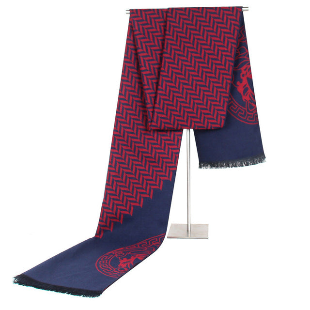Simple Plaid Scarf Father - Image 1
