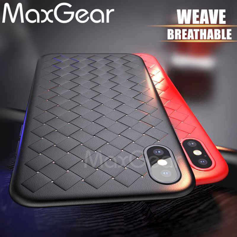 Luxury Grid Weaving Case For iPhone X - Image 0