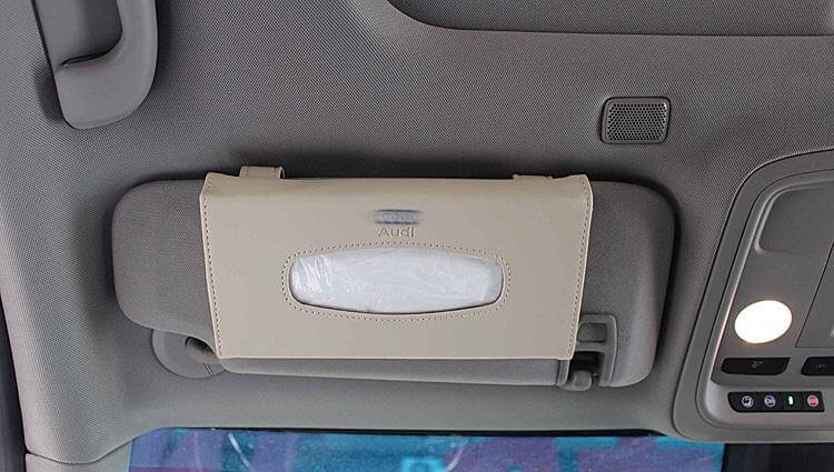 Car Sun Visor Leather Tissue Boxes - Image 3