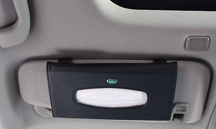Car Sun Visor Leather Tissue Boxes - Image 4