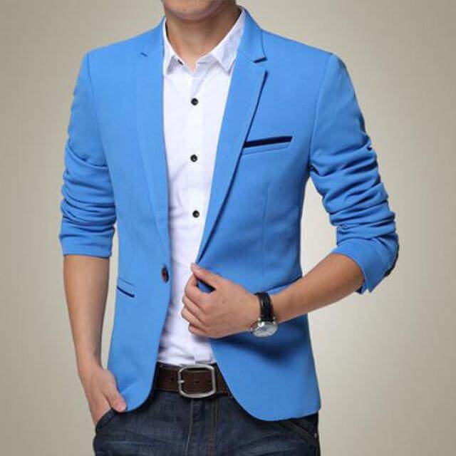 Business Casual Suit Men Blazers - Image 4