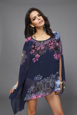 Bohemian Chiffon Vintage Blouse for Women - Image 6