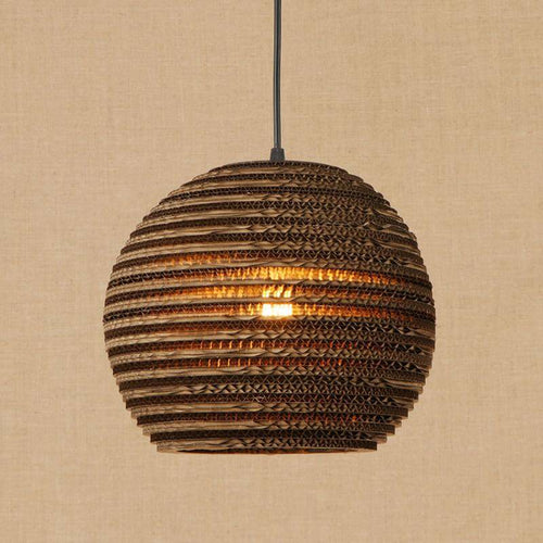 Modern Hanging Pendant LED Origami Paper Shade Lamp - Image 0