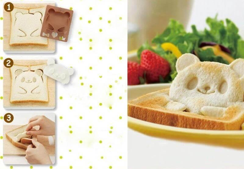 Adorable Bear Face Sandwich Maker