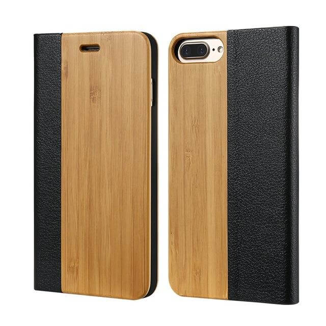 Retro Natural Real Bamboo Wood IPhone Cases - Image 1