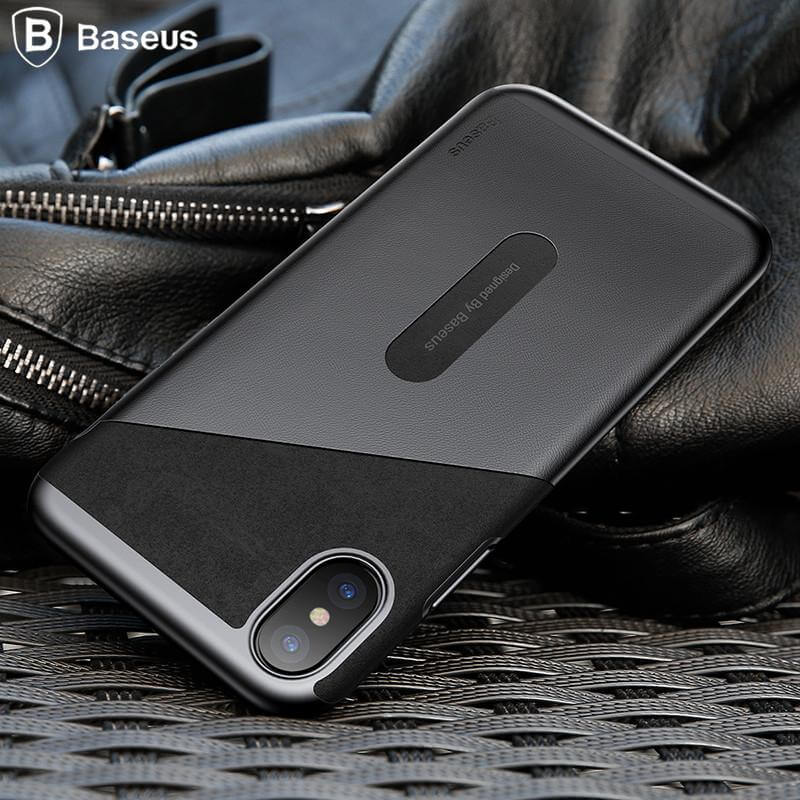 Creative Smart Leather Phone Case For iPhone X - Image 1