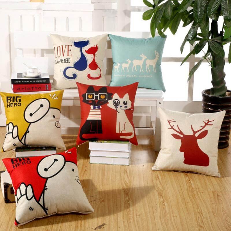 Cat Pattern High Quality Pillow Cases - Image 0