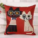 Cat Pattern High Quality Pillow Cases