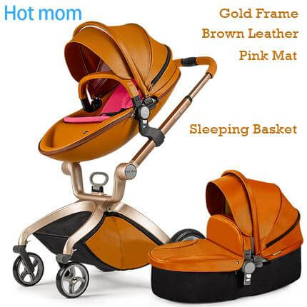Luxury Baby Stroller High Land-Scape Baby Stroller 3 in 1 Fashion Pram European Carriage - Image 11