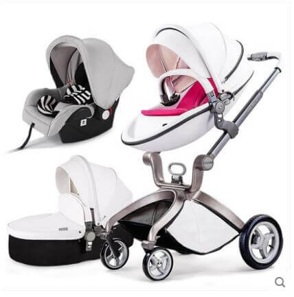 Luxury Baby Stroller High Land-Scape Baby Stroller 3 in 1 Fashion Pram European Carriage - Image 6