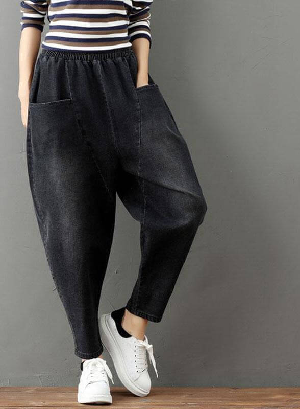 Harem Fried Chicken Trousers Elastic Pants - Image 0
