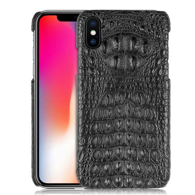 Super Luxury Genuine Crocodile Skin Leather Case For iPhone X - Image 5