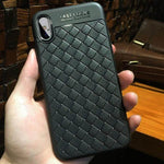 Luxury Ultra Thin Grid Case For Iphone Models