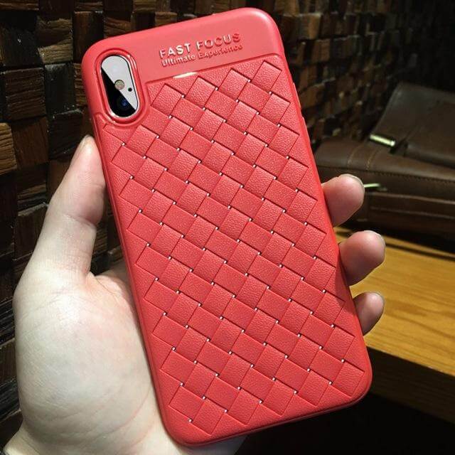 Luxury Ultra Thin Grid Case For Iphone Models - Image 0