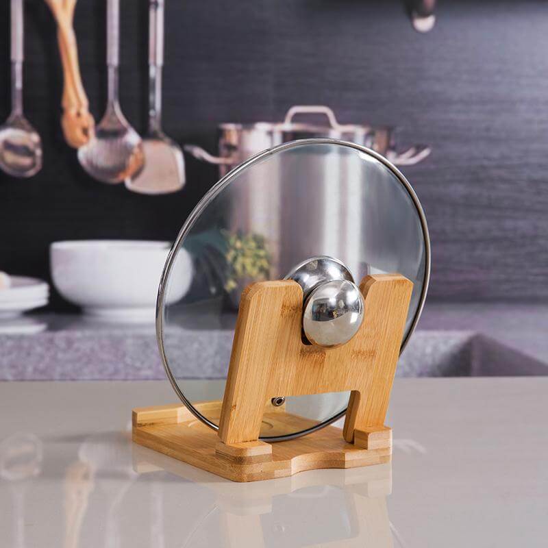 Cutting Board Foldable wooden pot lids holder - Image 0