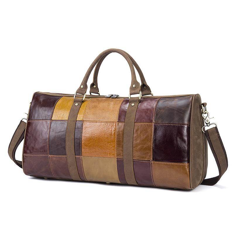 Genuine Leather Vintage High Capacity Travel Bag - Image 3