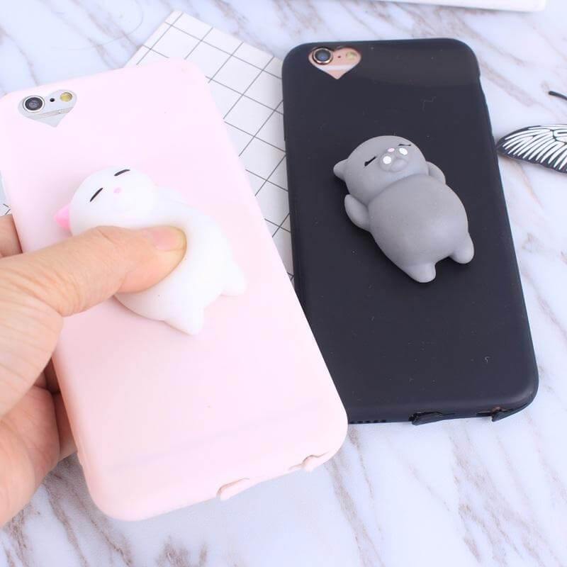 Lazy Cat 3D iPhone Cases