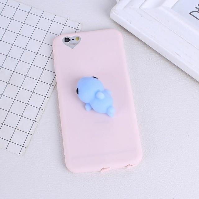 Lazy Cat 3D iPhone Cases