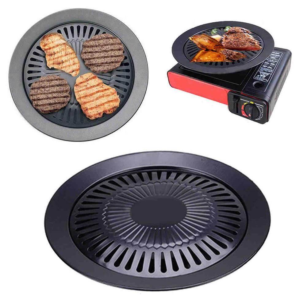 European Outdoor Smokeless Non-Stick Gas Barbecue Grill Tool - MaviGadget