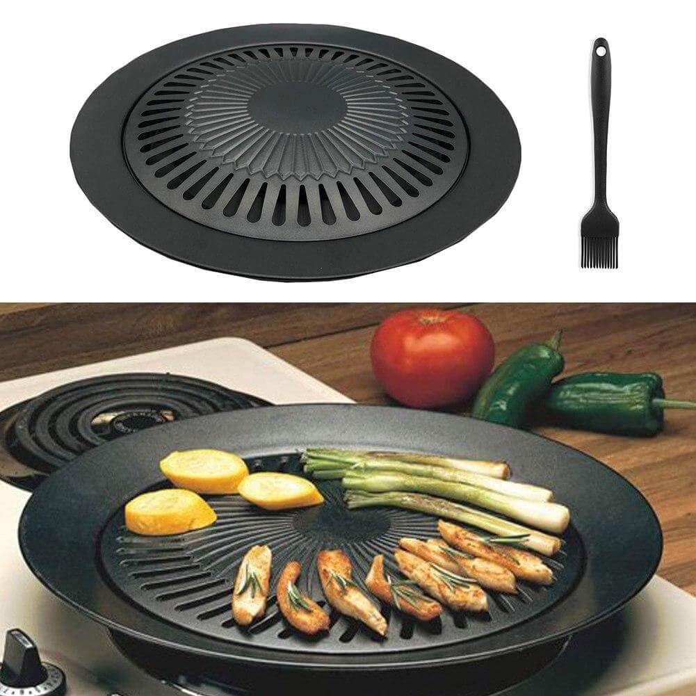 European Outdoor Smokeless Non-Stick Gas Barbecue Grill Tool - MaviGadget