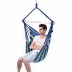 Garden Hammock Patio Porch Hanging Cotton Rope Swing Chair - MaviGadget