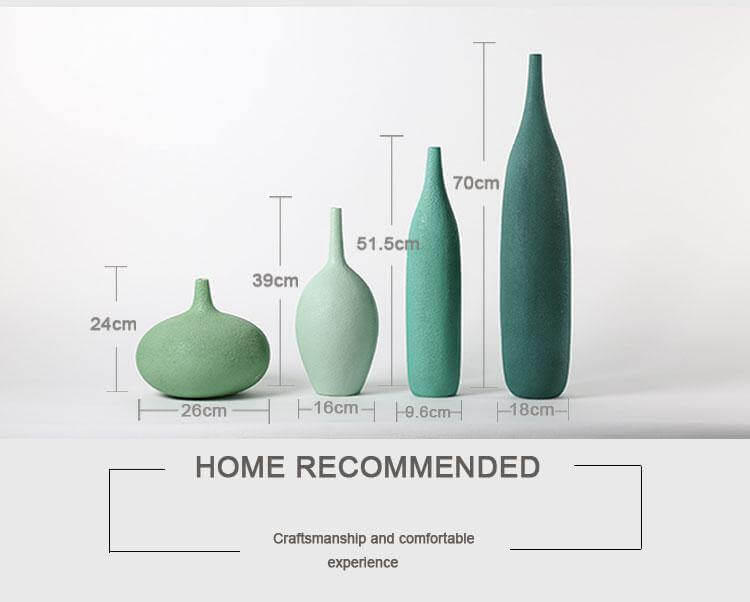 Interior Green Resin Flower Stone Vase for Home Decoration - Image 2