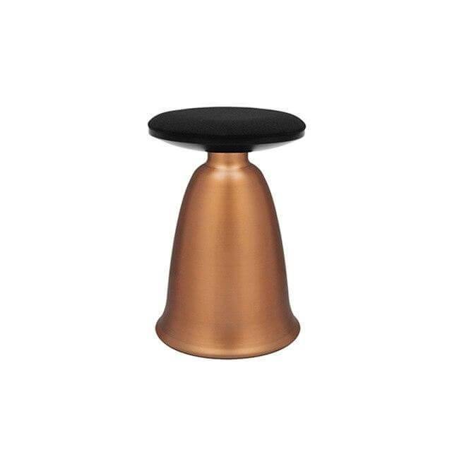 Nordic Modern Soft Metal Stool - Image 2