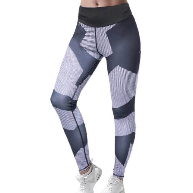 Printed Sport Leggings Elastic Fitness Yoga Pants - Image 1