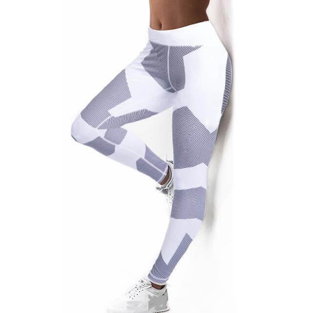 Printed Sport Leggings Elastic Fitness Yoga Pants - Image 2