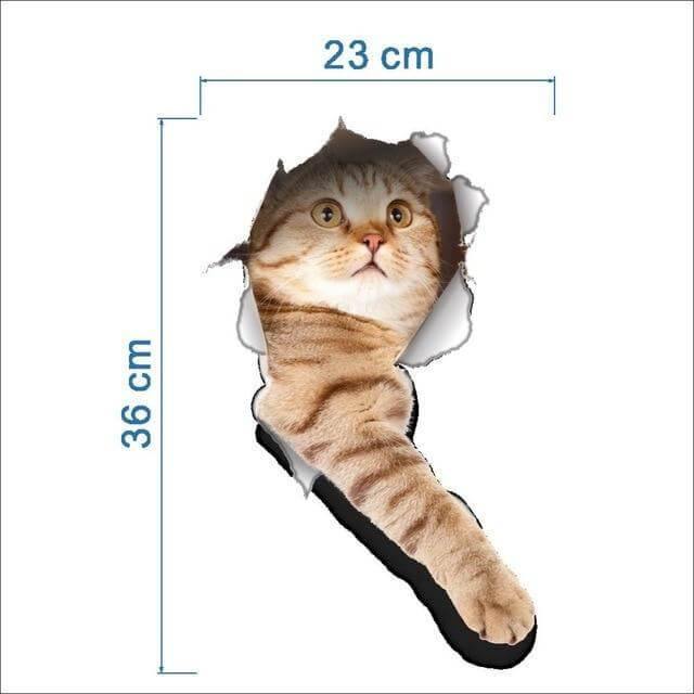 3D  Pet Wall and Bathroom Stickers - Image 21