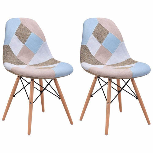 2 Pcs Modern Dining Armless Side Chair - Image 0