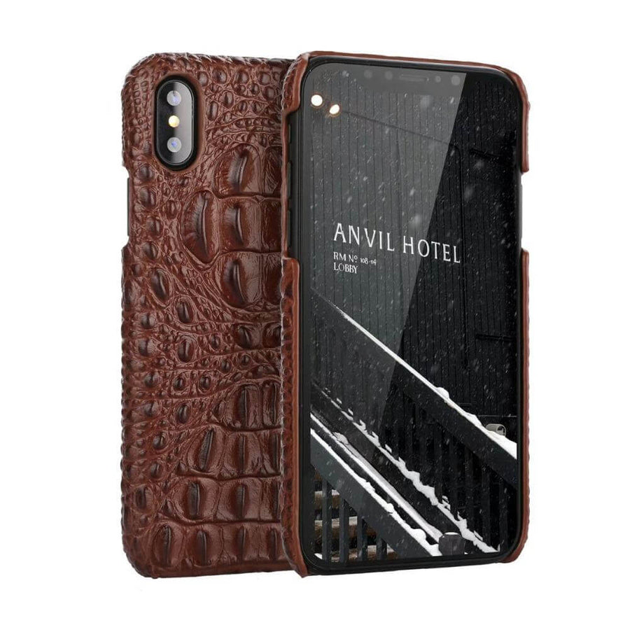 3D Crocodile genuine Leather Iphone Cases - Image 5