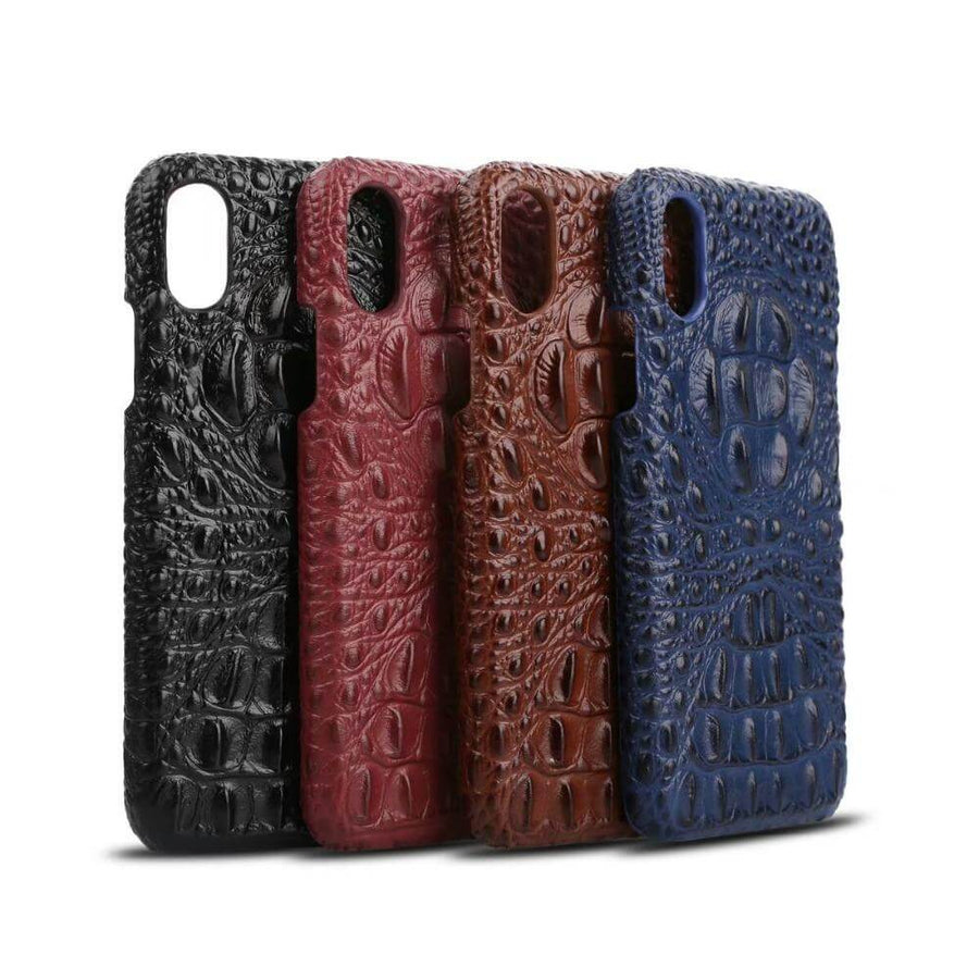 3D Crocodile genuine Leather Iphone Cases - Image 9