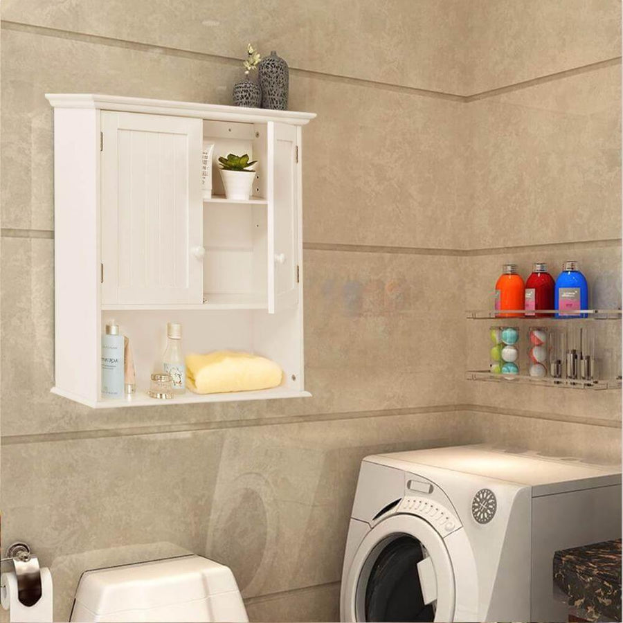 Wall Mount Medicine Bathroom Cabinet Modern Storage Organizer - Image 3