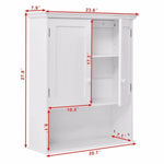 Wall Mount Medicine Bathroom Cabinet Modern Storage Organizer - MaviGadget