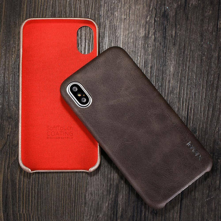 X-Level High Quality Vintage Luxury PU Leather Phone Cases For Apple IPhone X Free Shipping Cover Mobile Phone Accessories Case - Image 5