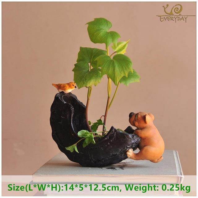 Cute Dog FlowerPot decoration - Image 4