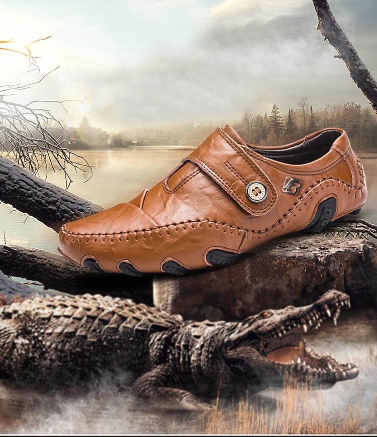 British Style Leather Men's Casual Shoes - Image 3