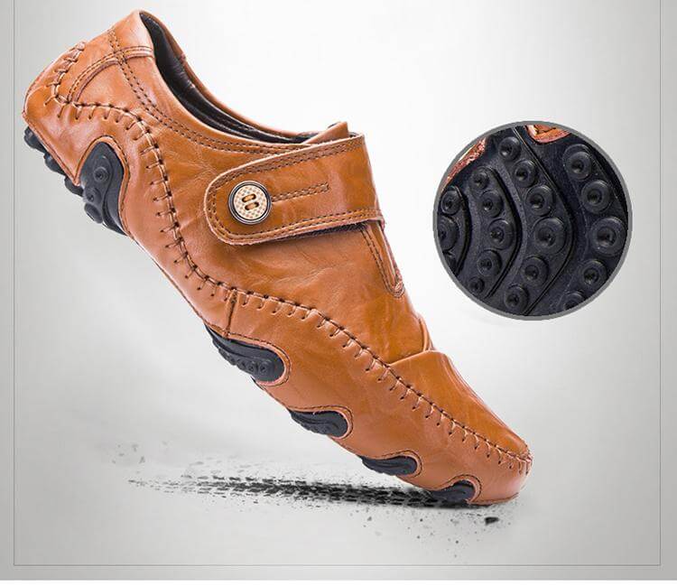 British Style Leather Men's Casual Shoes - Image 9