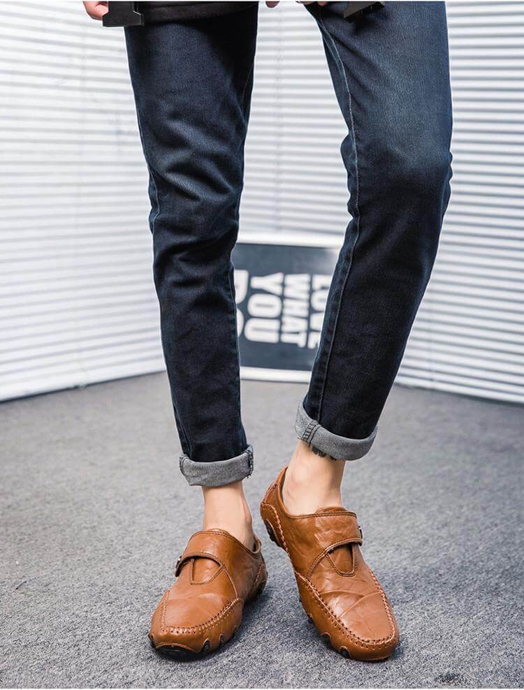 British Style Leather Men's Casual Shoes - Image 12