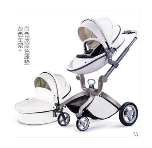 Luxury Baby Stroller High Land-Scape Baby Stroller 3 in 1 Fashion Pram European Carriage - Image 4