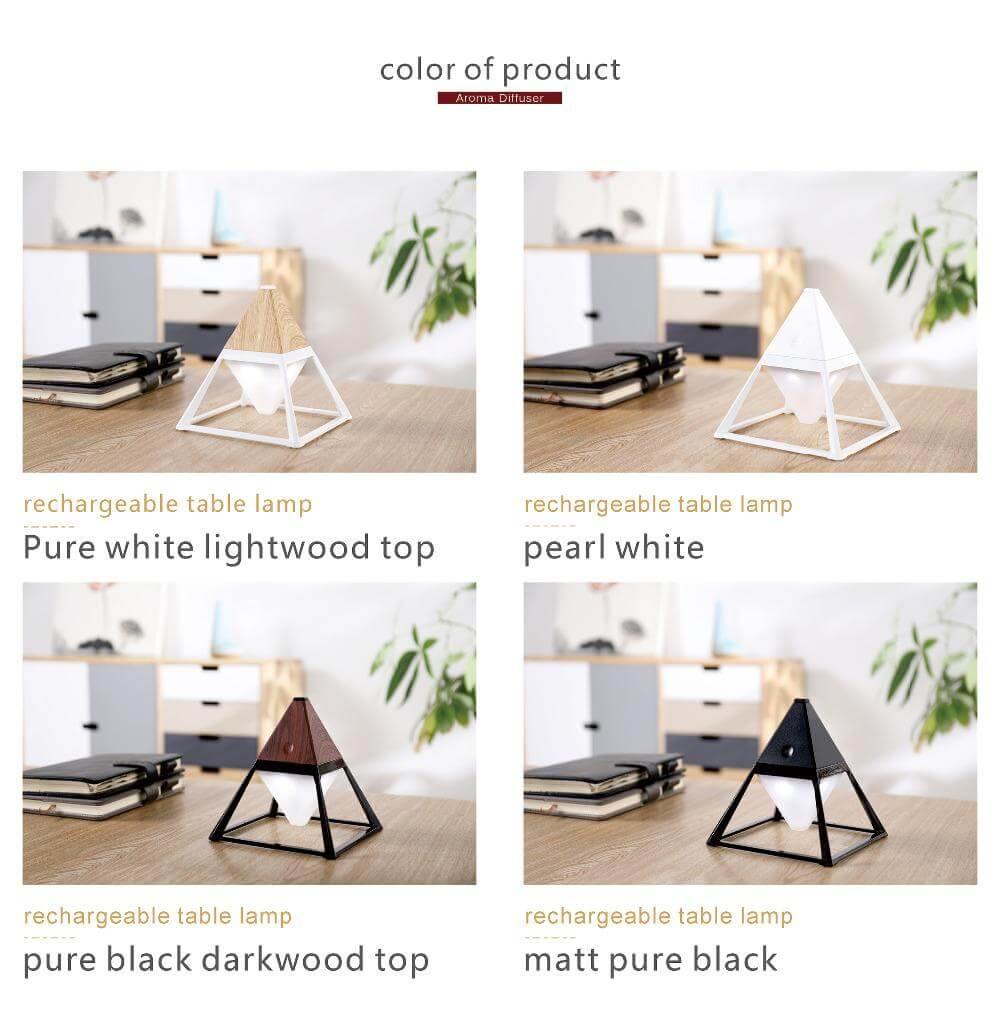 Pyramid Modern Touch Bedroom Lamp Decor - MaviGadget