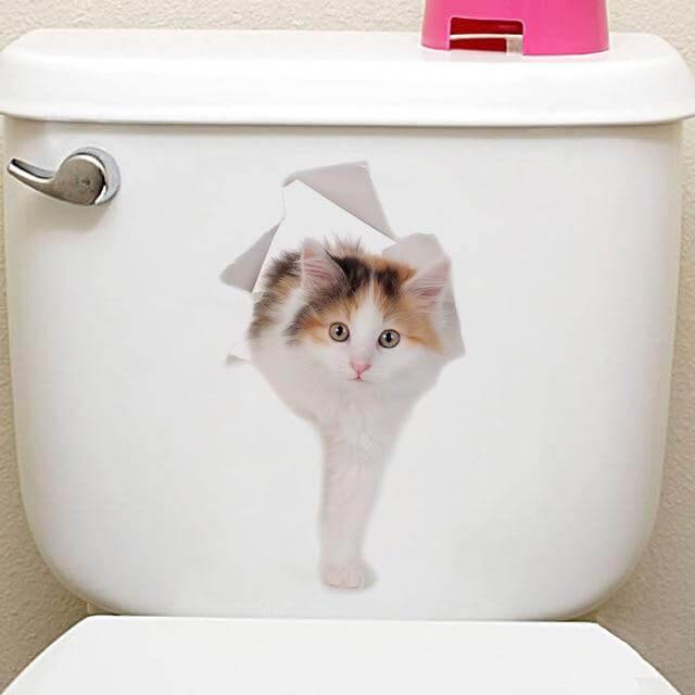3D  Pet Wall and Bathroom Stickers - Image 9