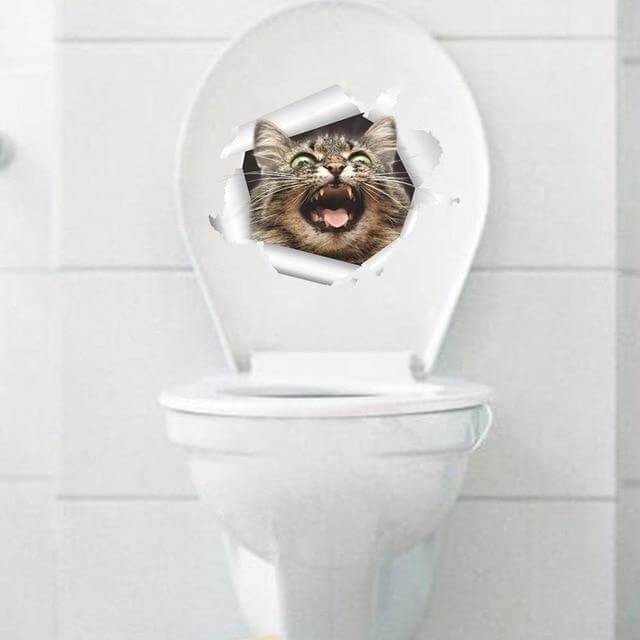 3D  Pet Wall and Bathroom Stickers - Image 18