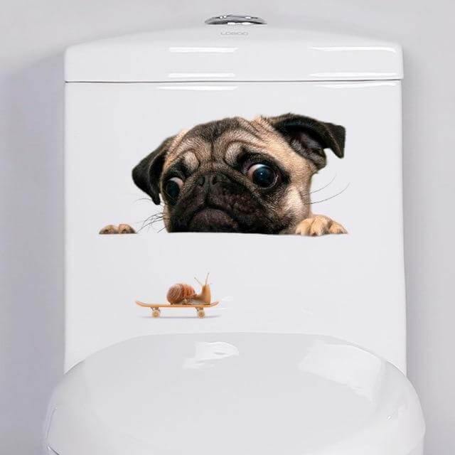 3D  Pet Wall and Bathroom Stickers - Image 8