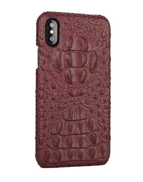 3D Crocodile genuine Leather Iphone Cases - Image 1